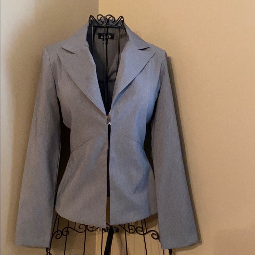 A. Byer Light Blue Women's Blazer